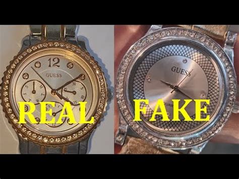 original guess watch vs fake|how to find out if watches are real.